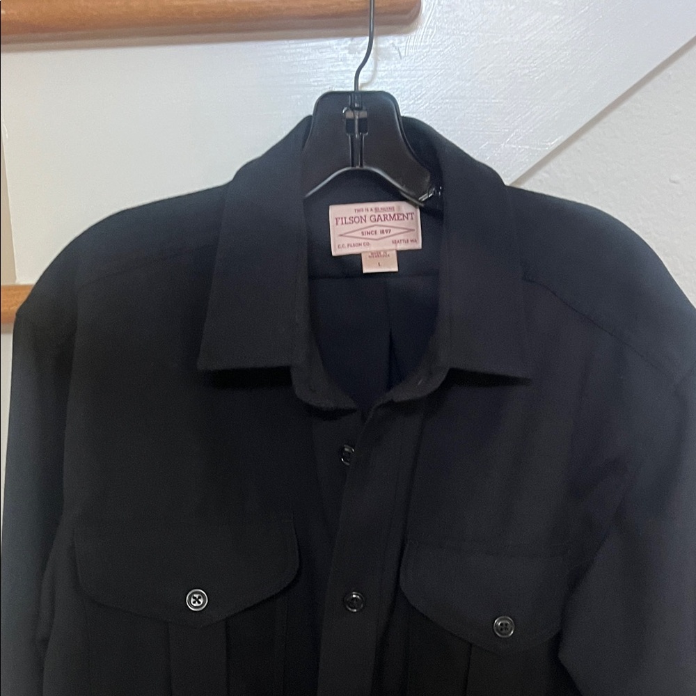 Filson Men's wool Blue/Black Shirt